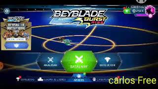 eu joguei Beyblade Burst App com os inscretos