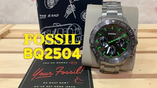 FOSSIL BANNON MULTIFUNCTION SMOKE STAINLESS STEEL WATCH | BRANDS GOT SIGNATURE BY AN KLEH