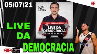 DEMOCRACIA! DEPOIS DA CENSURA DO SALGADO LEVEN BUSCA DEMOCRACIA NO VASCO COM CANAIS DE YOUTUBE VASCO