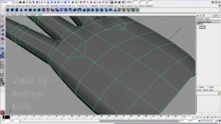 Maya Modeling Basics: Polygon Hand, pt. 4