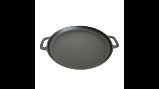 Lifespace Round Flat Grill Pan - 35cm