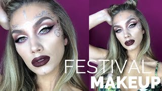 Festival COACHELLA Makeup Tutorial | Julia Dantas | GLAM MASTERS