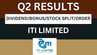 ITI Q2 results 2025 | iti results today | iti share latest news