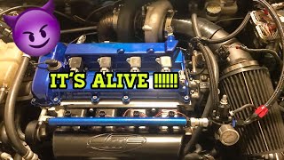 INSANE Mazdaspeed 3 FIRST START UP! | Fully Built Engine With A PTE 6466 Ready To Hit The Streets!!