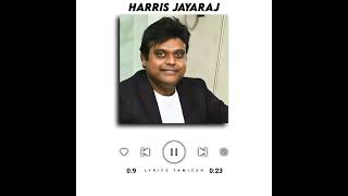 Harris Jayaraj whatsapp status tamil🎶@lyricstamizan #harrisjayaraj #happy #birthday #shorts #1m