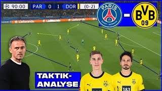 BVB macht CL-Finaleinzug perfekt: Paris Saint-Germain - Borussia Dortmund (0:1) | Taktik-Analyse