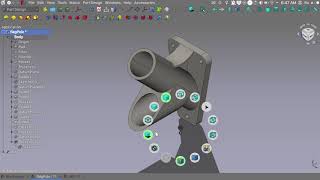 Freecad animated interface