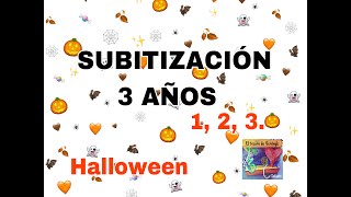 Subitización 3 años  1, 2, 3