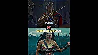 Thor Vs Wonder Woman | #marvel #dc #shorts