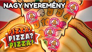 FINOM PIZZA ÉS EGY NAGY NYEREMÉNY EGY ONLINE KASZINÓBAN!