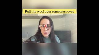 Pull the wool over someone’s/somebody’s eyes - English Idioms