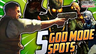 5 GOD MODE SPOTS ON BO3 ZOMBIE CHRONICLES WORKING AFTER 2020 - BLACK OPS 3 ZOMBIES