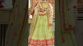 New letest lite green bridal party wear lehenga choli|| #newlovesong|| #newsong|| #status|| #shorts|