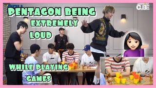 Pentagon Being Extremely Loud While Playing Games