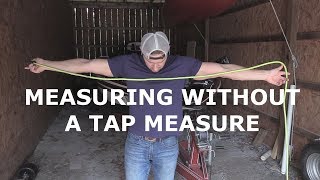 Measuring Without A Tape Measure