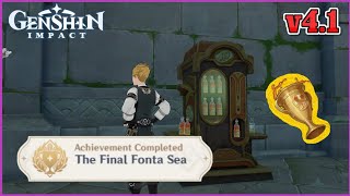 Where is the Fonta Machine | The Final Fonta Sea | Hidden Achievement | v4.1 Guide | Genshin Impact