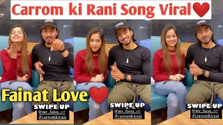 Mr Faisu And Jannat Zubair Valentine's Day Special New Song Carrom ki Rani ❤|| Fainat Love❤ ||