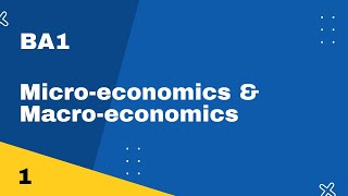 BA1| Micro & Macro Economics | CIMA | cimaselfstudy.com | Free CIMA study materials