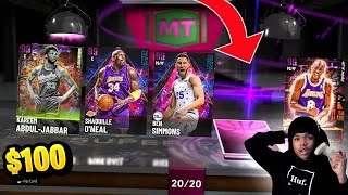 $100 GLITCHED REALITY SUPER PACK OPENING FOR DARK MATTERS NBA 2K21 MYTEAM