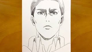 How to Draw Erwin Smith from Attack on Titan Step by Step