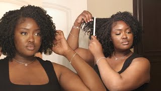 DEFINED CURLS ON TYPE 4 HAIR + 2 YEAR UPDATE  @HerGivenhair UPART | COLORING AND STRETCHING HAIR