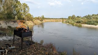 Осінній відпочинок на Сеймі з наметами.