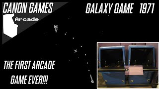 THE FIRST EVER ARCADE GAME! - Galaxy Game (1971)