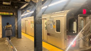 NYC Subway: IRT 7th Avenue R62A (1) & R142 (2) Train @ Chambers Street