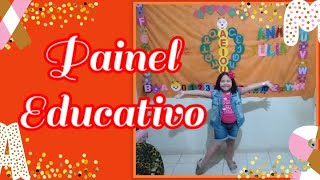 APRENDA COMO FAZER PAINEL EDUCATIVO EM CASA #façavocêmesmo