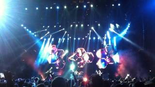 Muse Performing Supermassive Black Hole at L.A. Rising Festival