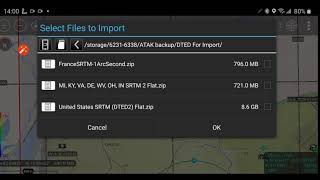 Importing zipped SRTM/DTED into ATAK