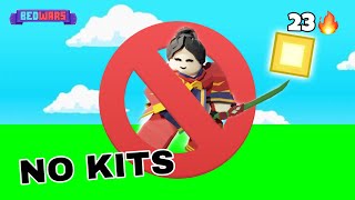 Winning matches with *NO KITS!* (Roblox Bedwars)