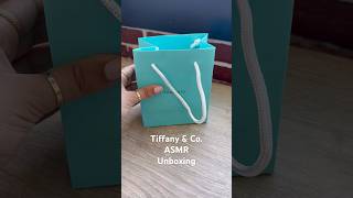 Tiffany & Co. ASMR Unboxing #asmr #finejewelry #luxuryjewelry #tiffany