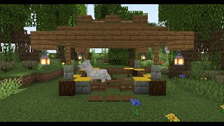 Minecarft:Easy and Small horse stable in 1.20.1