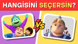 Hangisini Tercih Edersin? 🤔 Çizgi Film ve Karakterleri