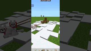 SNOWSLED IN MINECRAFT!!😱😱#shorts #justiceforsidhumoosewala #minecraft