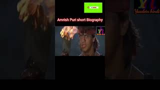 Amrish puri short biography / #shorts #bollywood #amrishpuri