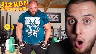 WAAASSS? 112 KG BICEPS CURL - Dennis Kohlruss ZERSTÖRT Stange EXTREM!!