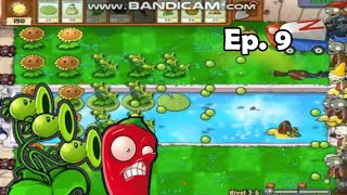 Guisantes y Jalapeños / Plantas vs Zombis 1 Ep. 9