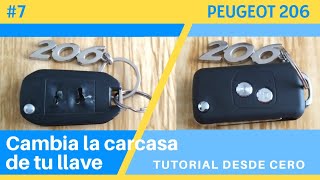 Como cambiar la carcasa de tu llave | Peugeot 206 | Quedate en casa