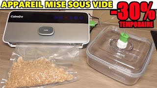 Appareil de mise sous vide CalmDo + comparatif soudure LIDL SILVERCREST + FoodSaver rouleaux sac