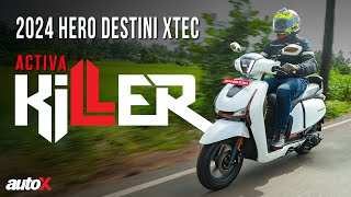 2024 Hero Destini 125 First Ride Review | Better Than Activa and Jupiter Now? | India | autoX