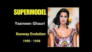 Yasmeen Ghauri ⭐ RUNWAY Evolution (1990-1998)❤️