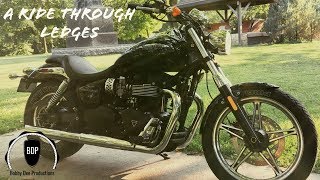 A Ride Through Ledges State Park on a Triumph Speedmaster Motorcycle