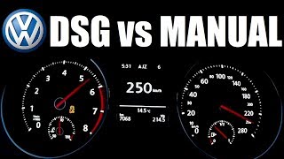 DSG vs Manual Transmission ?! Golf GTI Launch Control & Acceleration