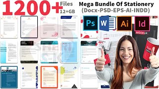 1200+ Stationery Templates |Mega Bundle Of Stationery Templates| |PSD EPS AI And DOCX Files Download