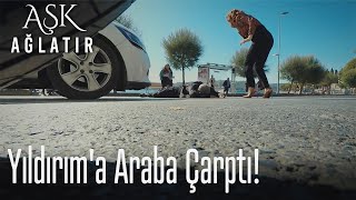 Yıldırım'a araba çarptı!