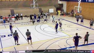 2016 NBA Training Camp: Los Angeles Lakers 3-on-3 ICE Defense Drill