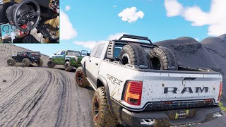 RAM 1500 Rebel TRX & Toyota Tacoma || OFF-Road || The Crew Motorfest | Thrustmaster T300RS Wheel