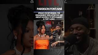 #pardisonfontaine ON RETURNING  ENGAGEMENT RING AFTER MEG LIED ABOUT HAVING S*X WITH DABABY & TORY